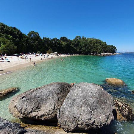 Pura Playa - Cangas Do Morrazo - Primera Linea De Playa - Rias Baixas - Galicia Exteriér fotografie